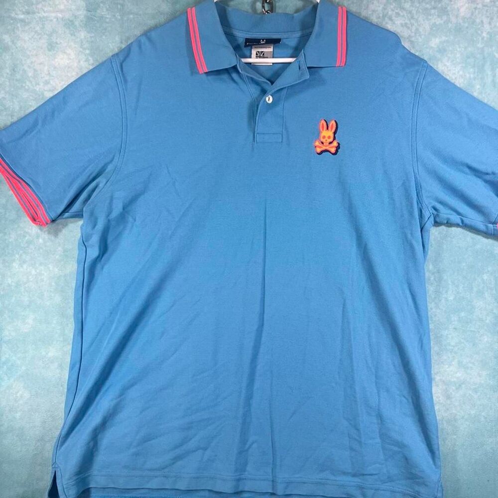 Psycho-bunny Men's Blue Polo-shirts